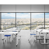 George Metal Frame Folding Leg Work Table